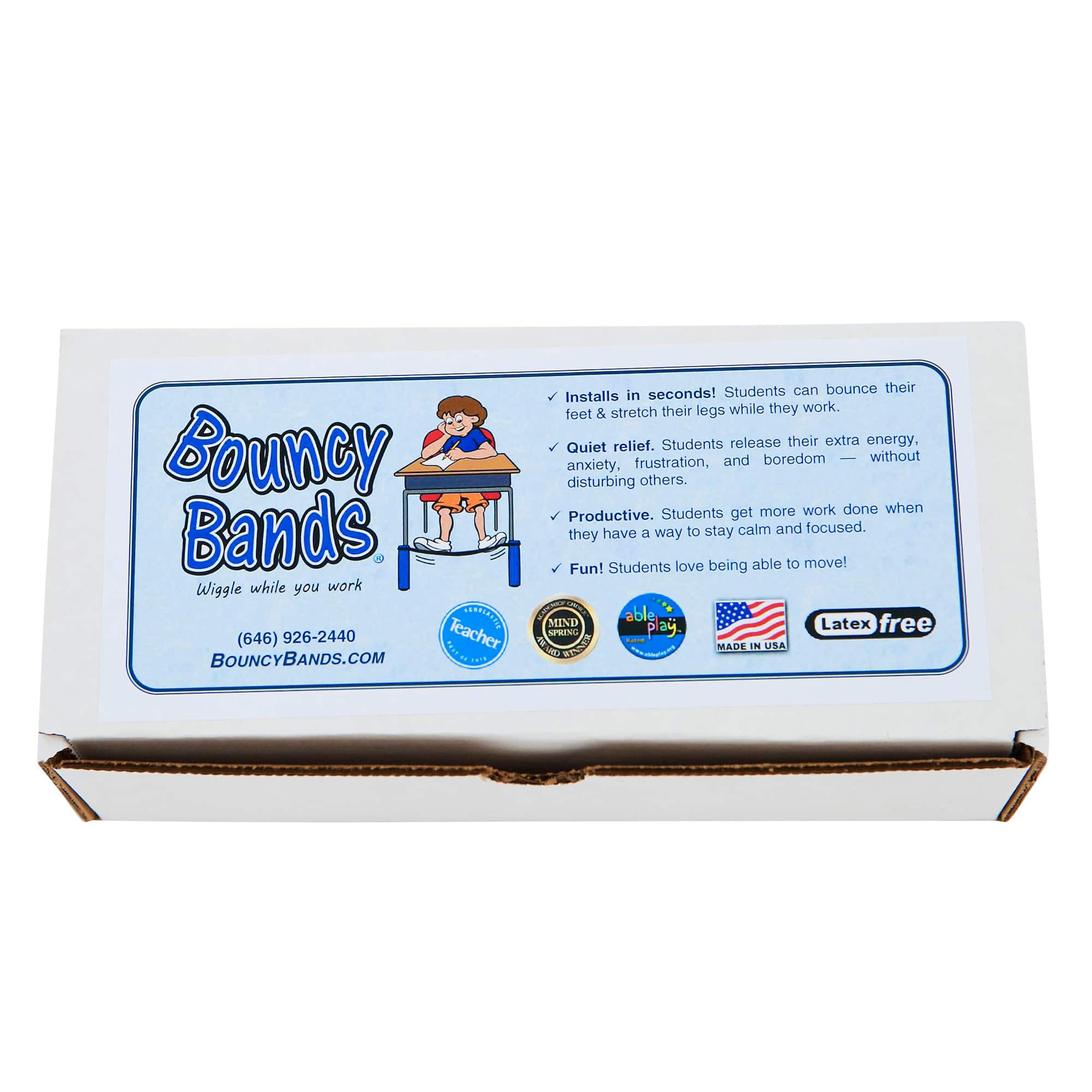 Bouncy Bands for Desk, Blue